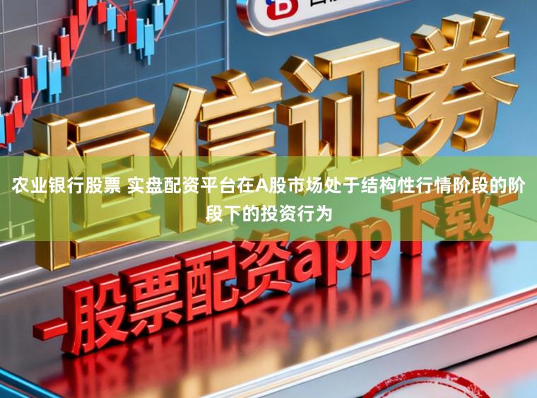 农业银行股票 实盘配资平台在A股市场处于结构性行情阶段的阶段下的投资行为