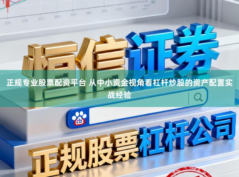 正规专业股票配资平台 从中小资金视角看杠杆炒股的资产配置实战经验