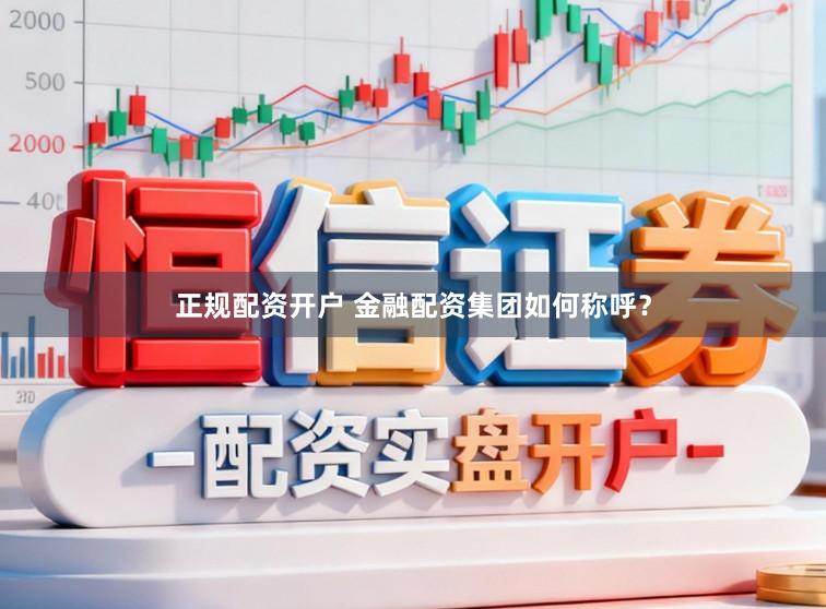 正规配资开户 金融配资集团如何称呼？